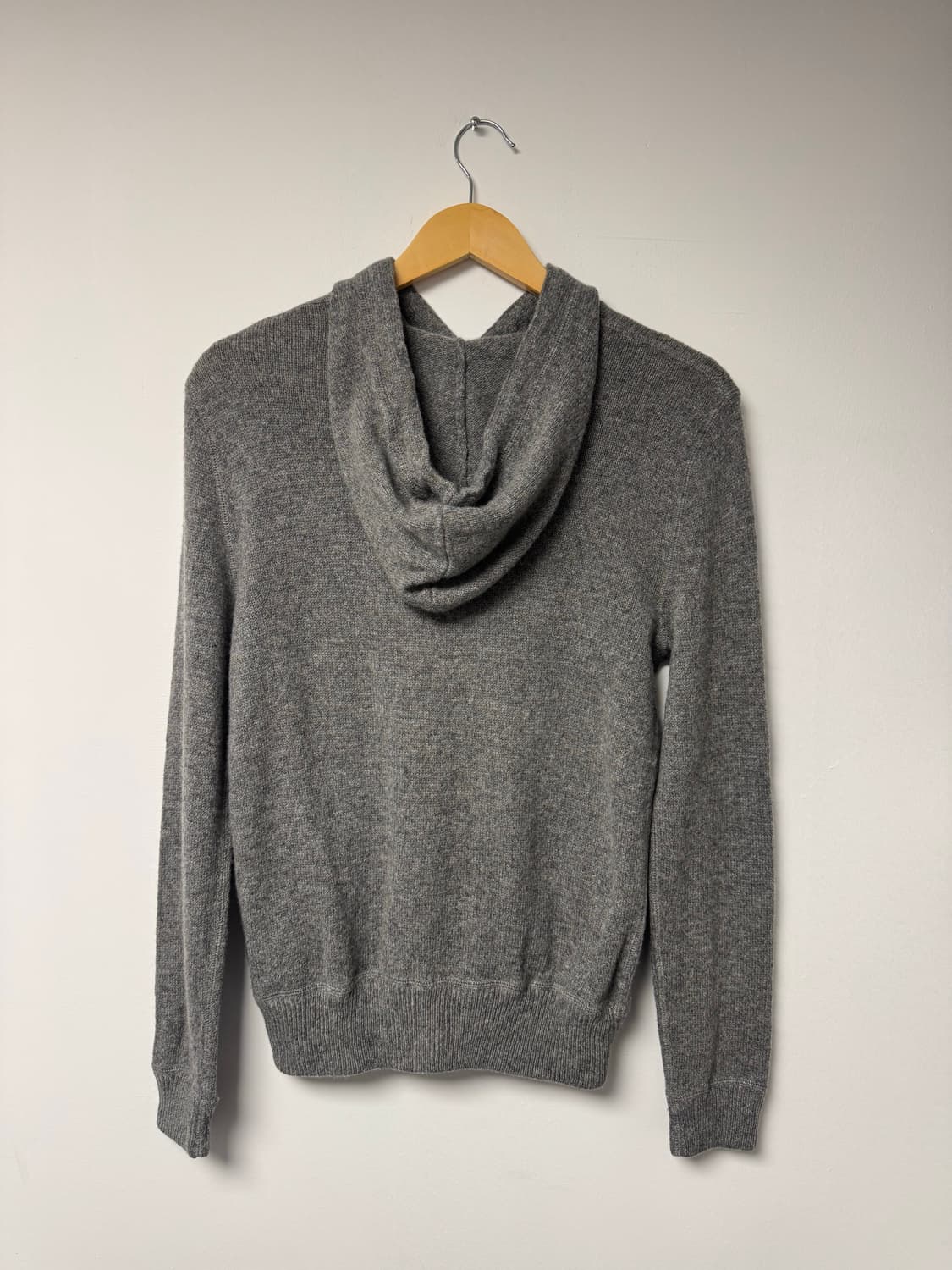폴로 랄프로렌 캐시미어 그레이 후드 니트 S 상품이미지5