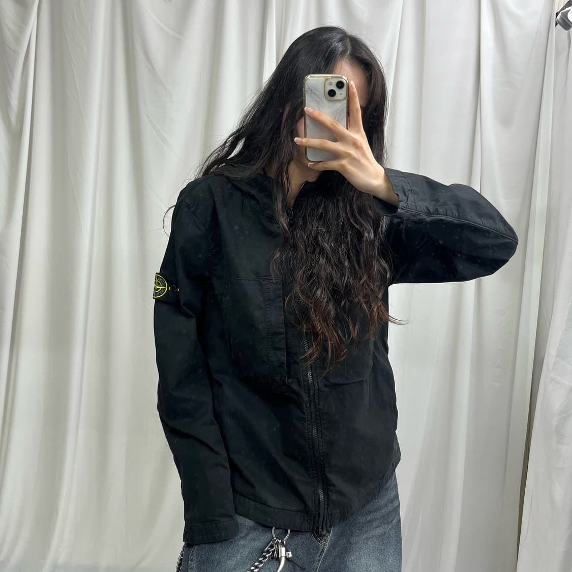 Stone Island black supima jacket 상품이미지1
