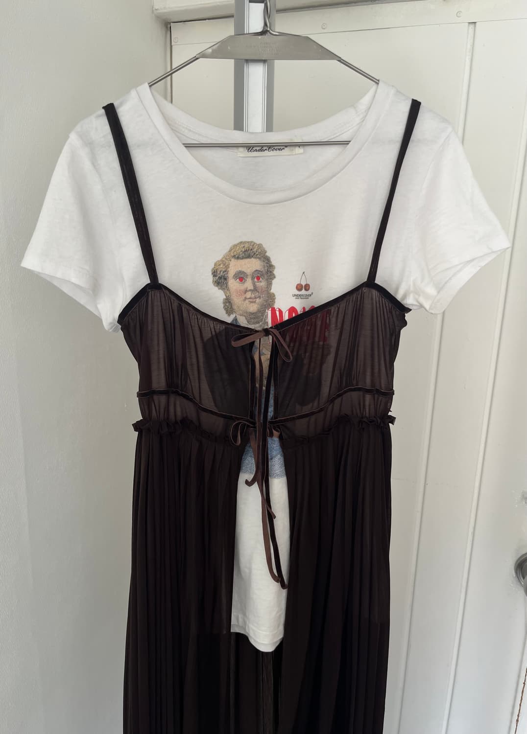 brown sheer dress 상품이미지1