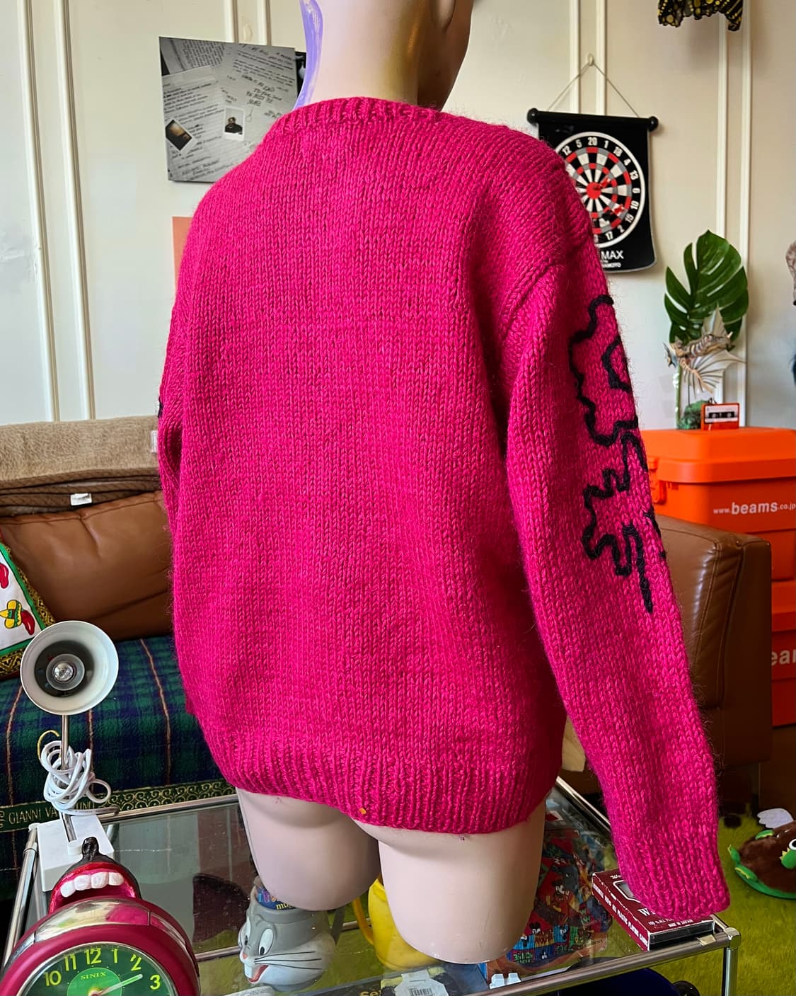 Indian 3D Floral Embroidery Knit Sweater 상품이미지3