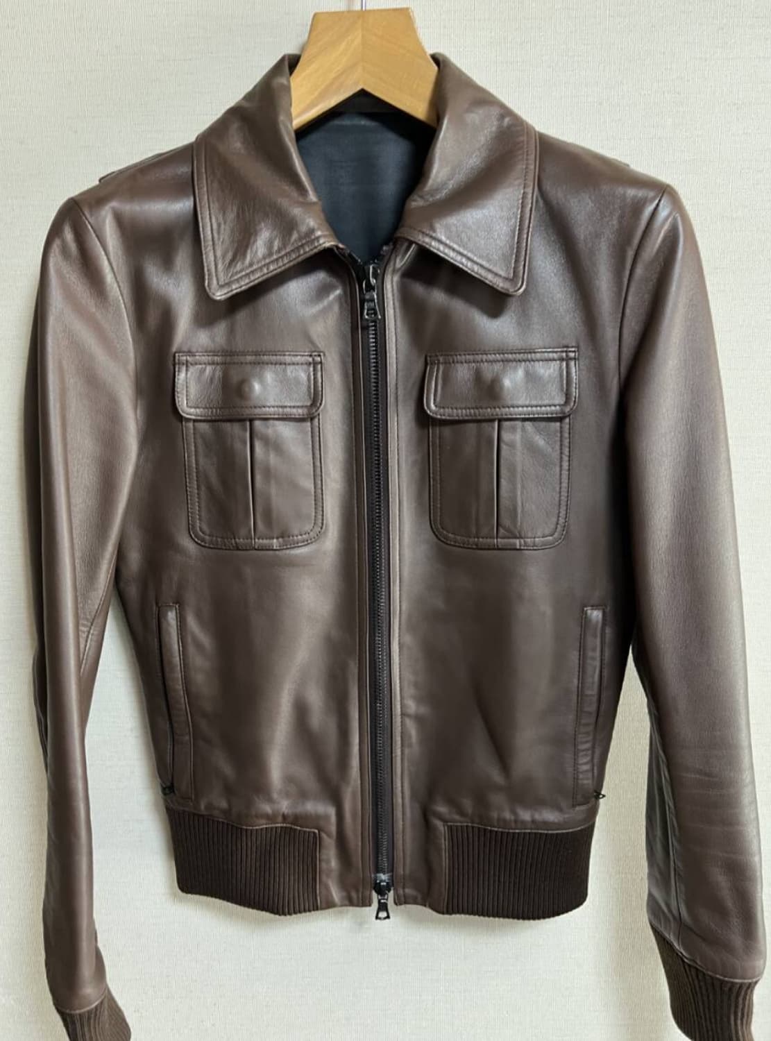 리튬 옴므 램스킨 A-2 플라이트 자켓 상품이미지1