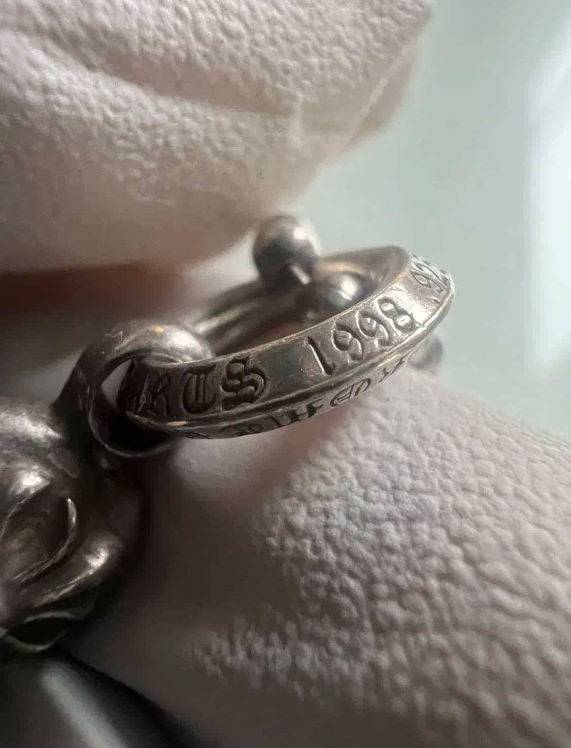 [30인치] 크롬하츠 원볼 타이니 크로스 + 정품 볼체인 상품이미지5