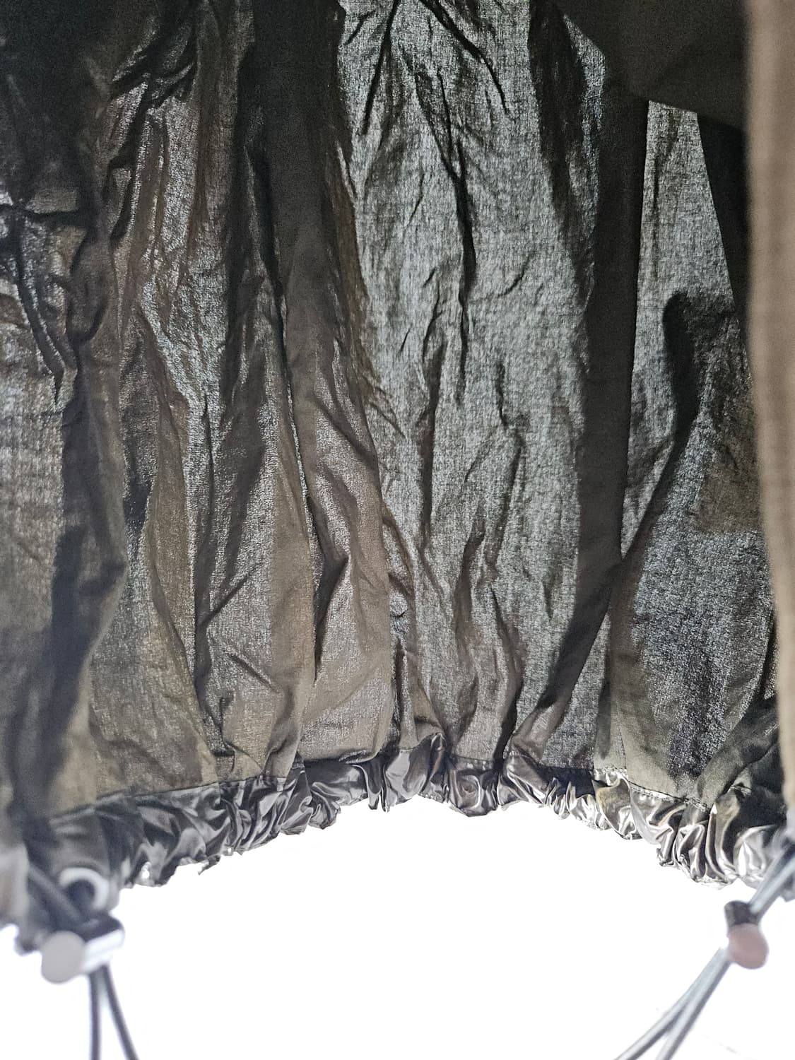 유니클로 +J 질샌더 콜라보 오버사이즈 블루종 스트링 셔츠 자켓 우븐 L 상품이미지4