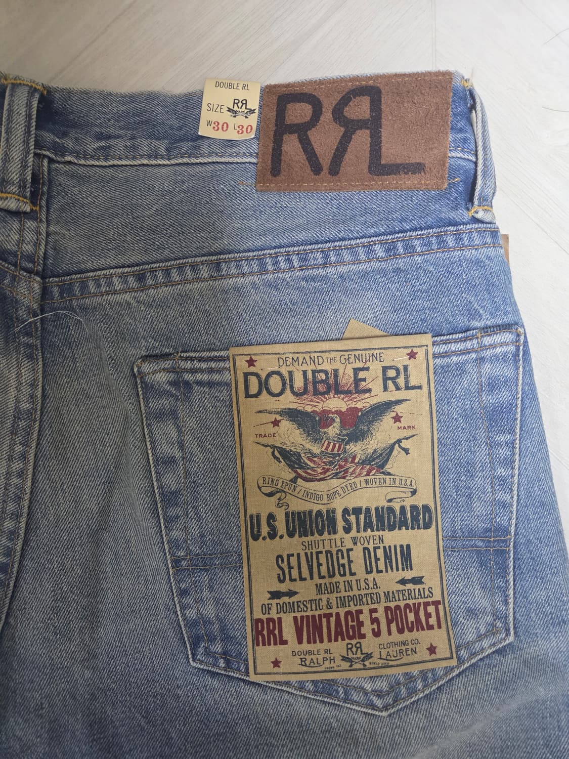 RRL 빈파포 미드랜드 30x30 새상품 상품이미지3