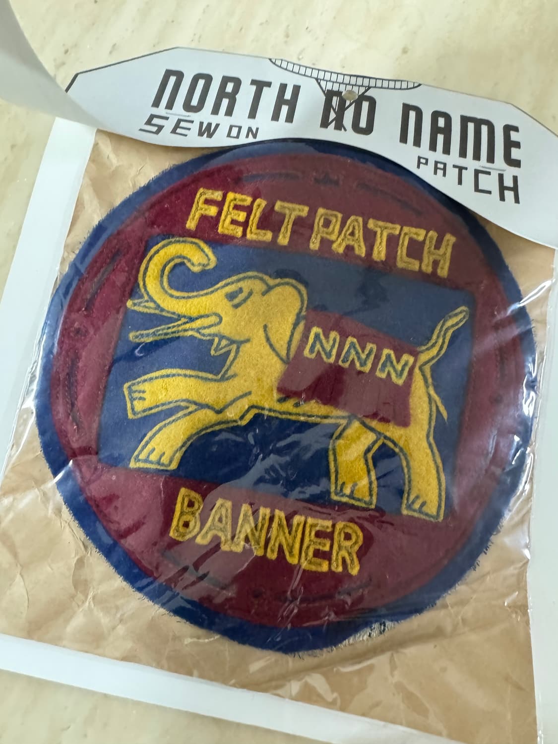 노스노네임 펠트 패치 notrh no name patch 상품이미지3