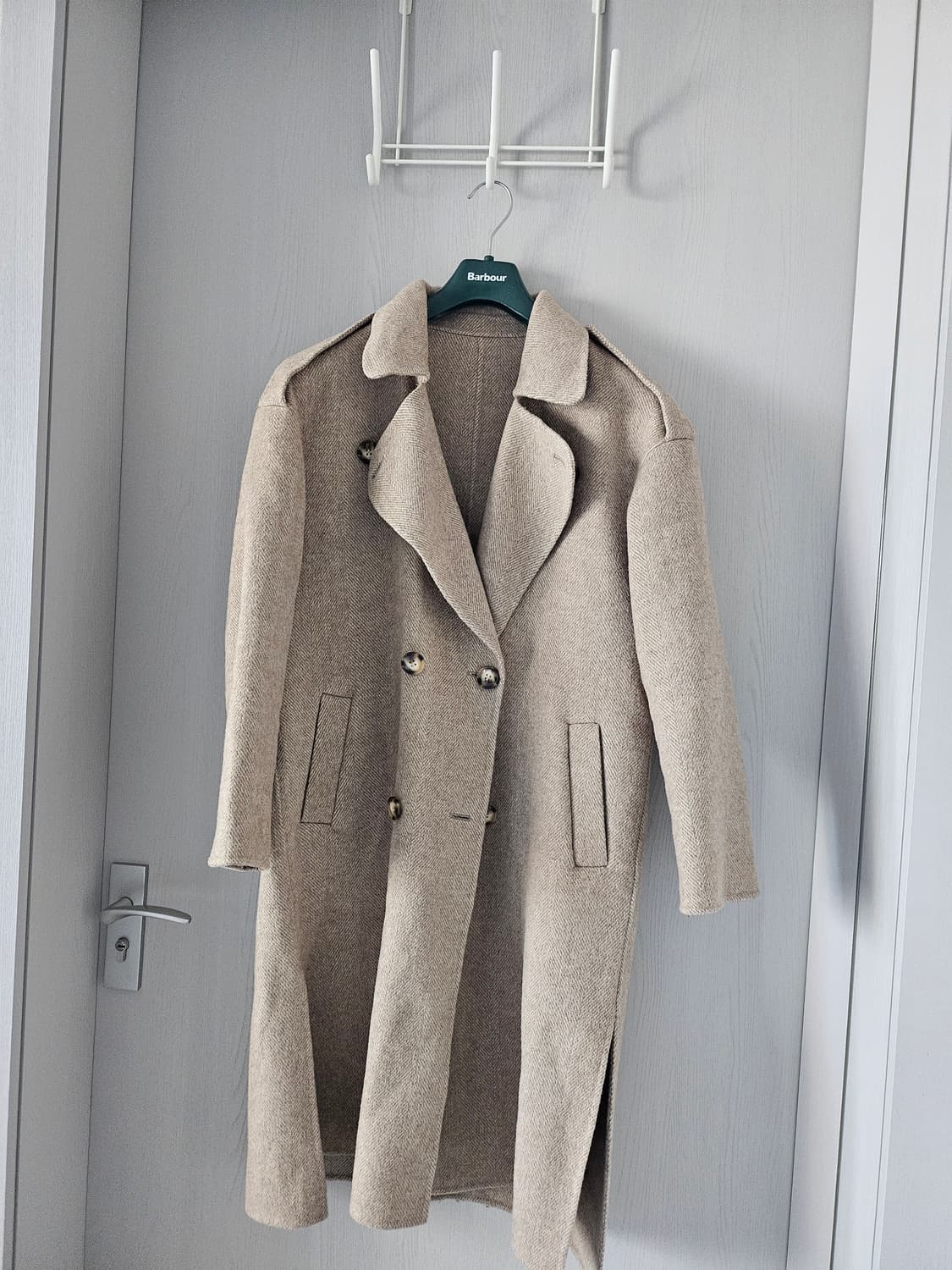 간절기용 라마 울 코트 상품이미지1