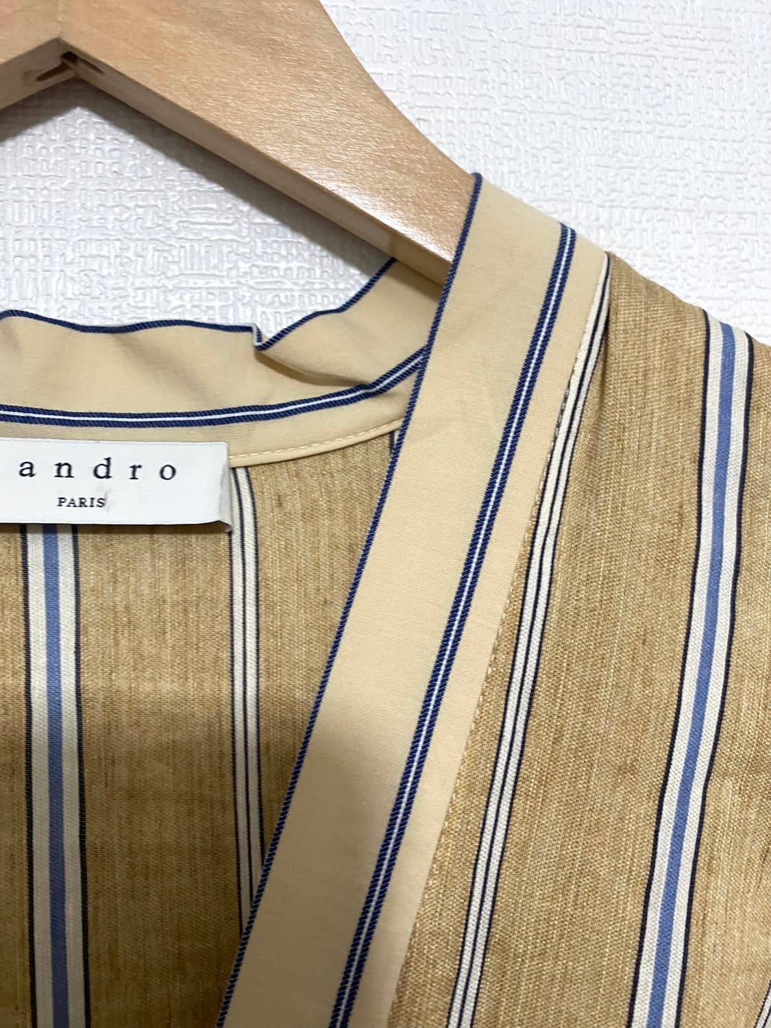 산드로 스트라이프 롱 원피스 상품이미지5