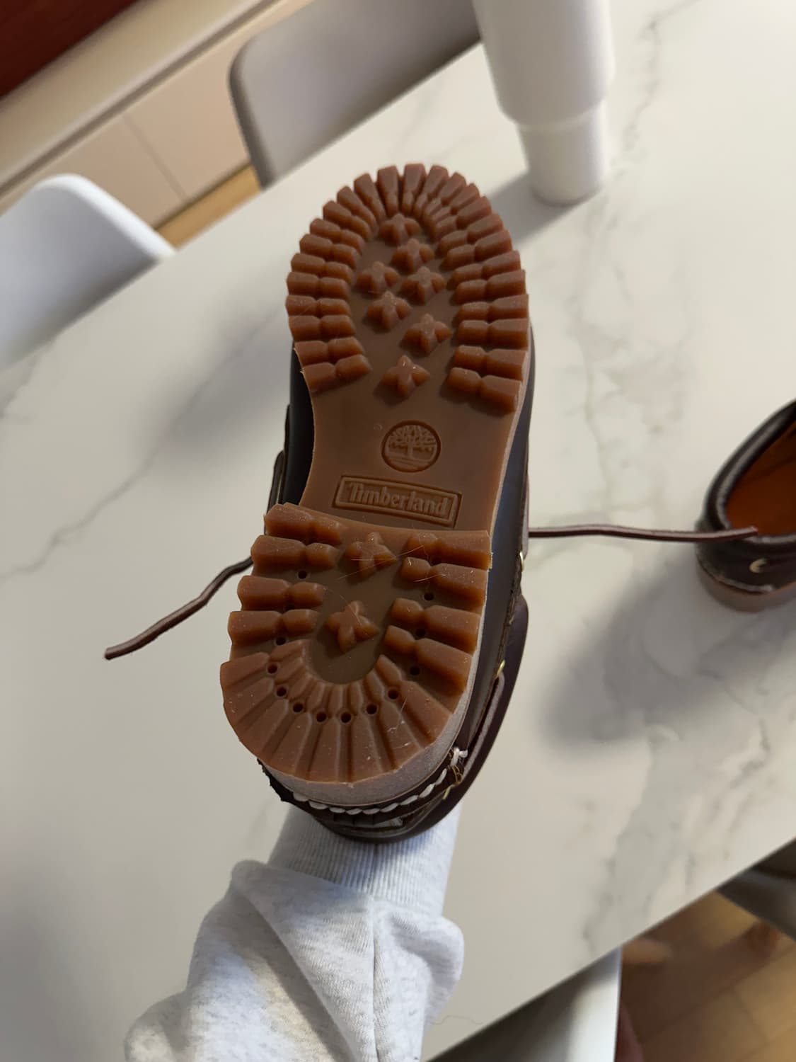 팀버랜드 클래식 보트슈즈 새거 260사이즈 팔아요 상품이미지4