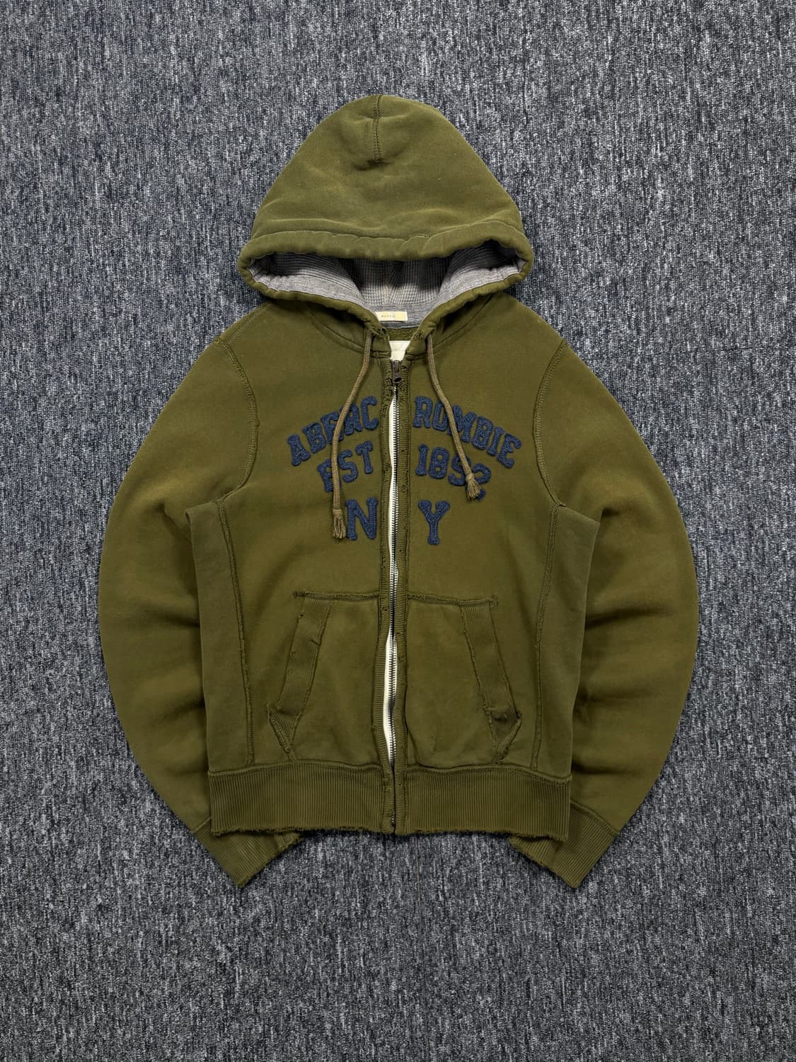 아베크롬비 카키 후드집업 상품이미지4