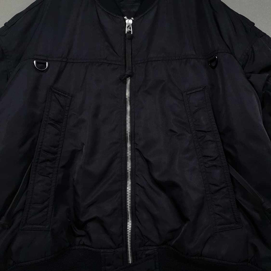 무신사 스탠다드 22FW 유아인 유틸리티 MA-1 보머 자켓 블랙 XL 상품이미지4