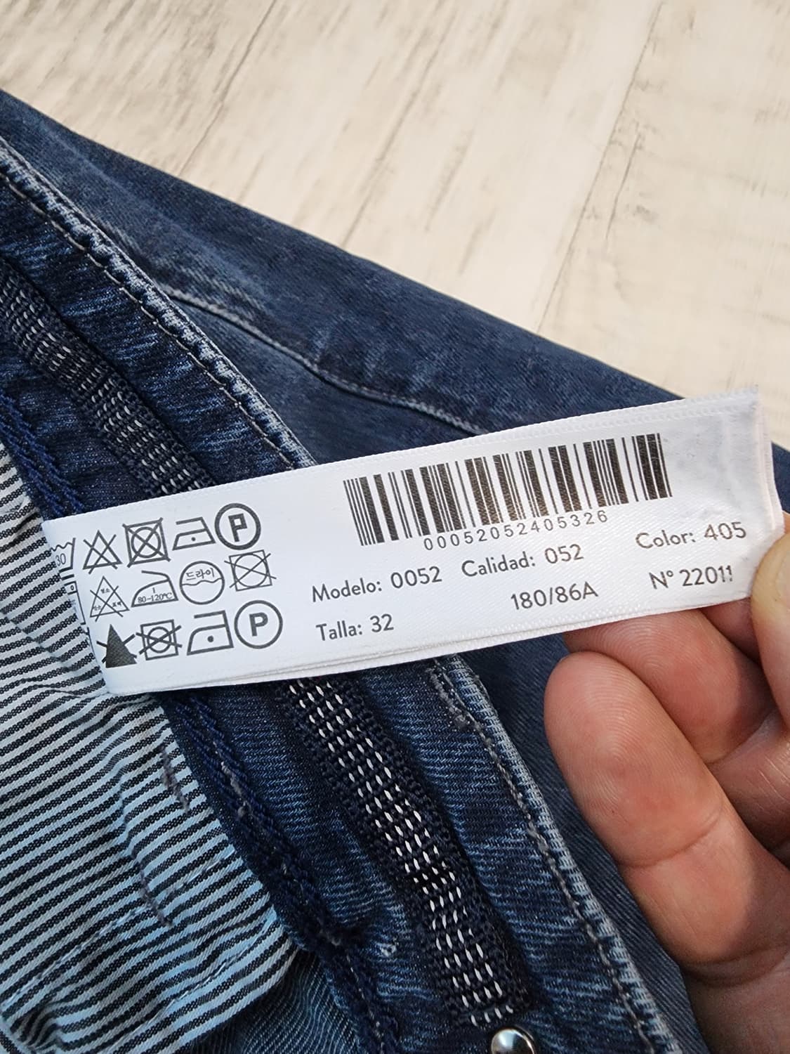 마시모두띠 스트래치 데님 팬츠 팜. (32~33)인치 사이즈 스판 청바지 상품이미지8