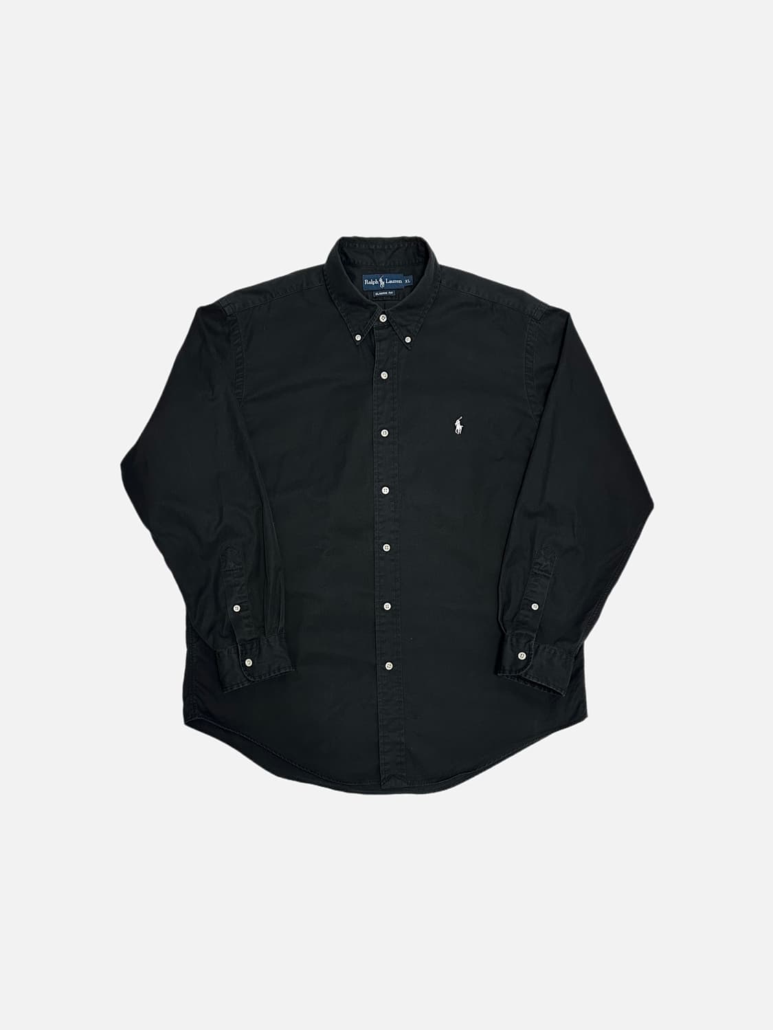 폴로 랄프로렌 블랙 솔리드 셔츠 상품이미지1