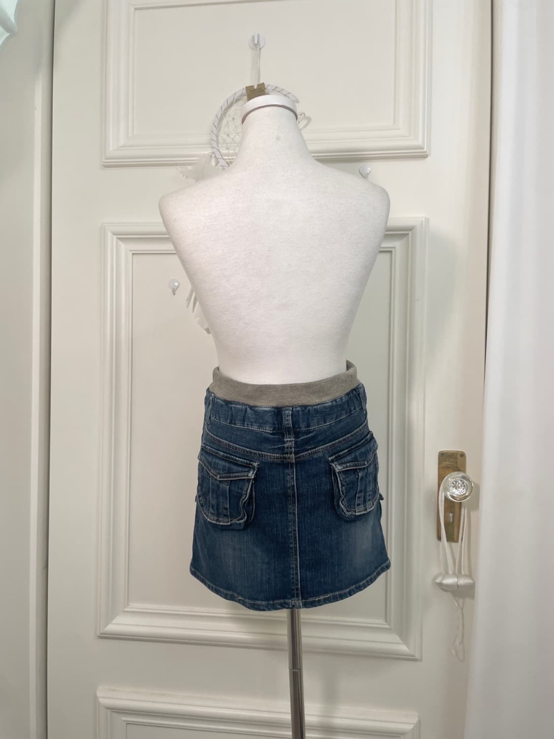 denim waist cotton stitch pocket point y 상품이미지3