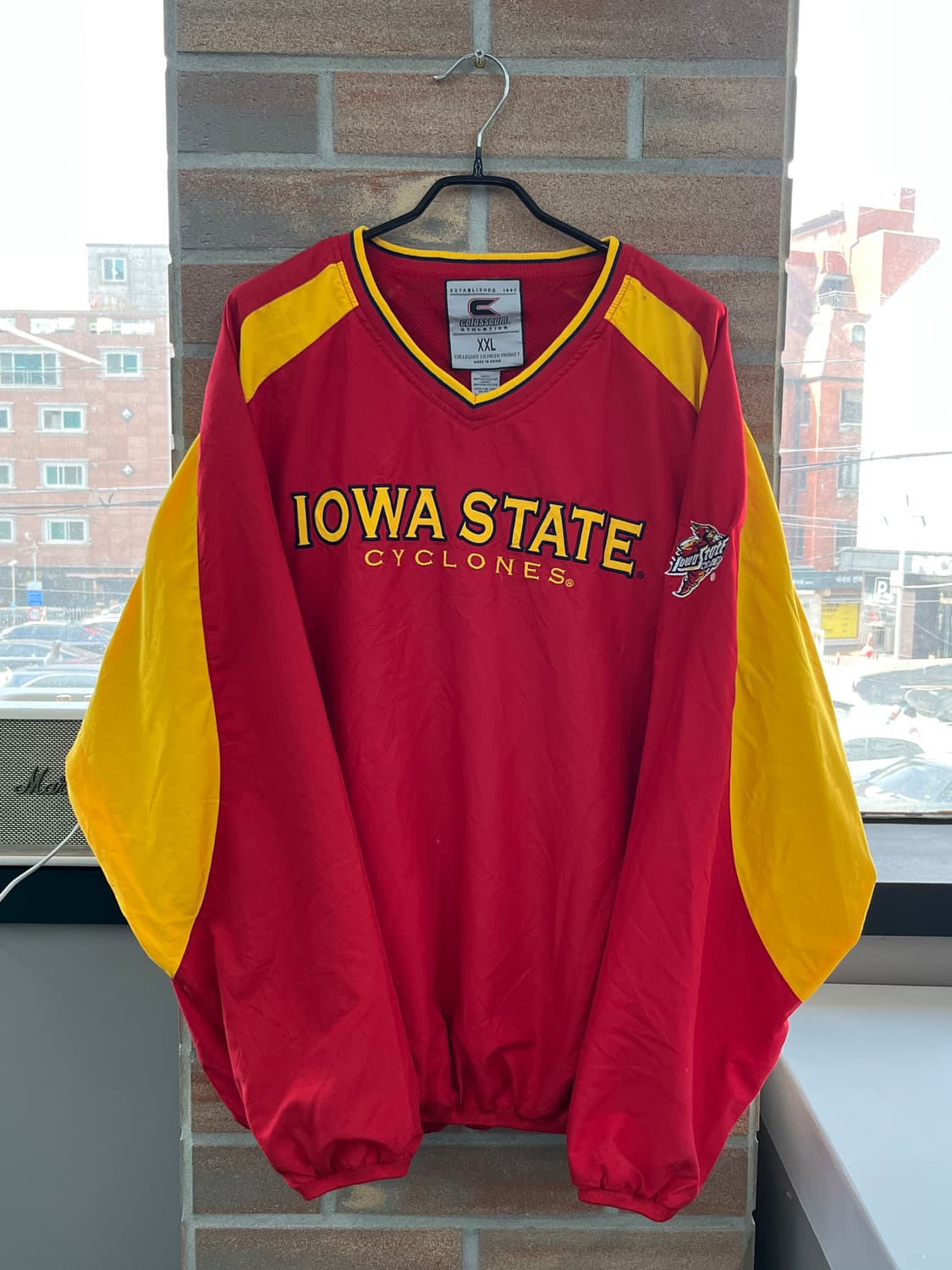 빈티지 올드스쿨 V넥 바람막이 웜업자켓 상품이미지6