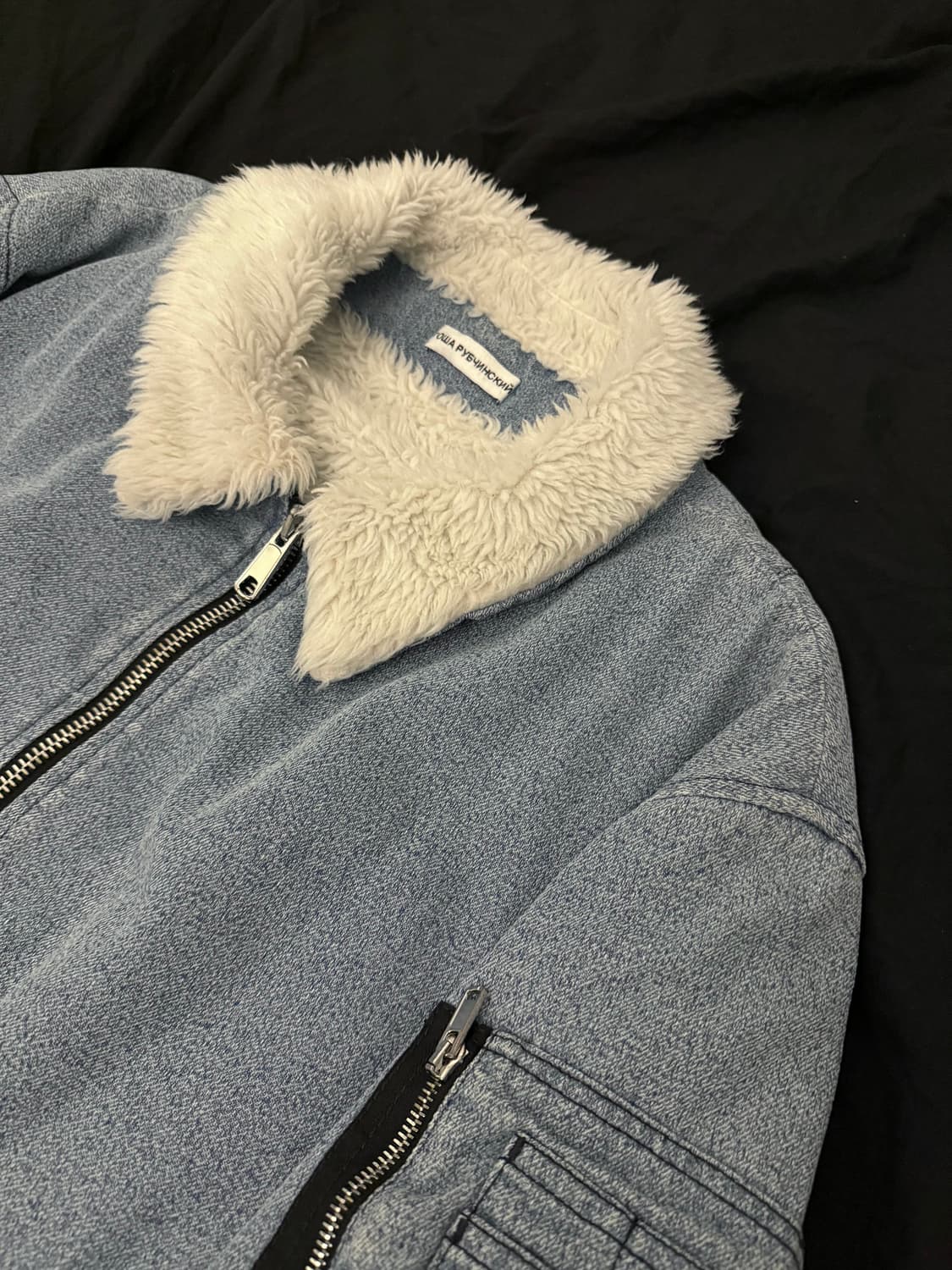 고샤루브친스키 17fw 셰르파 데님 봄버 자켓 상품이미지2