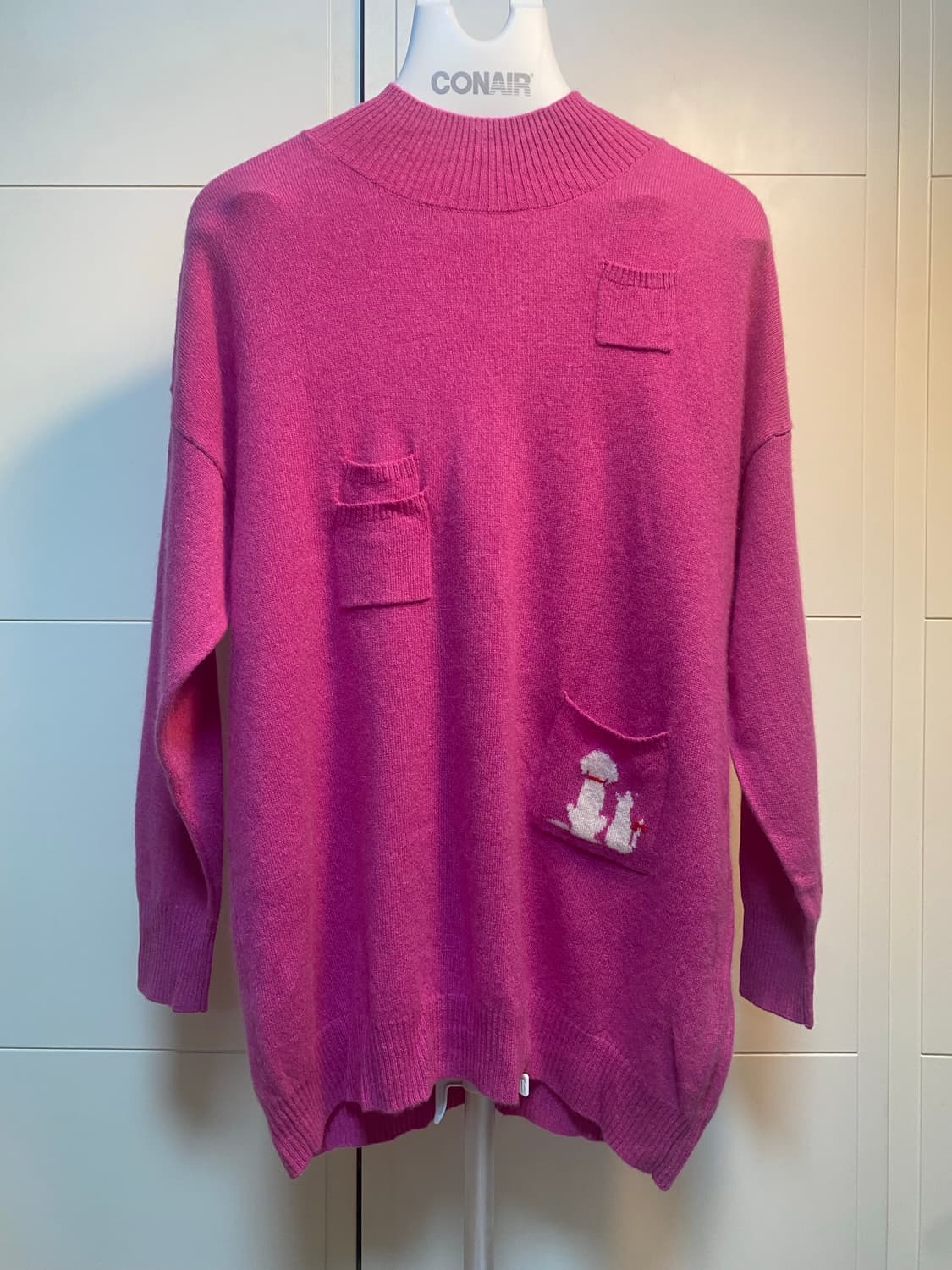 캐시미어100 귀요미 산책니트 원피스 상품이미지1