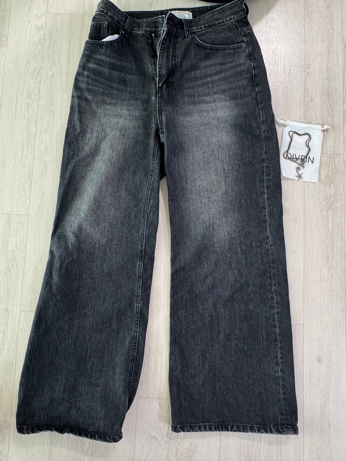 다이브인 와이드 플레어 데님 팬츠 + 다이브인 목걸이  상품이미지1