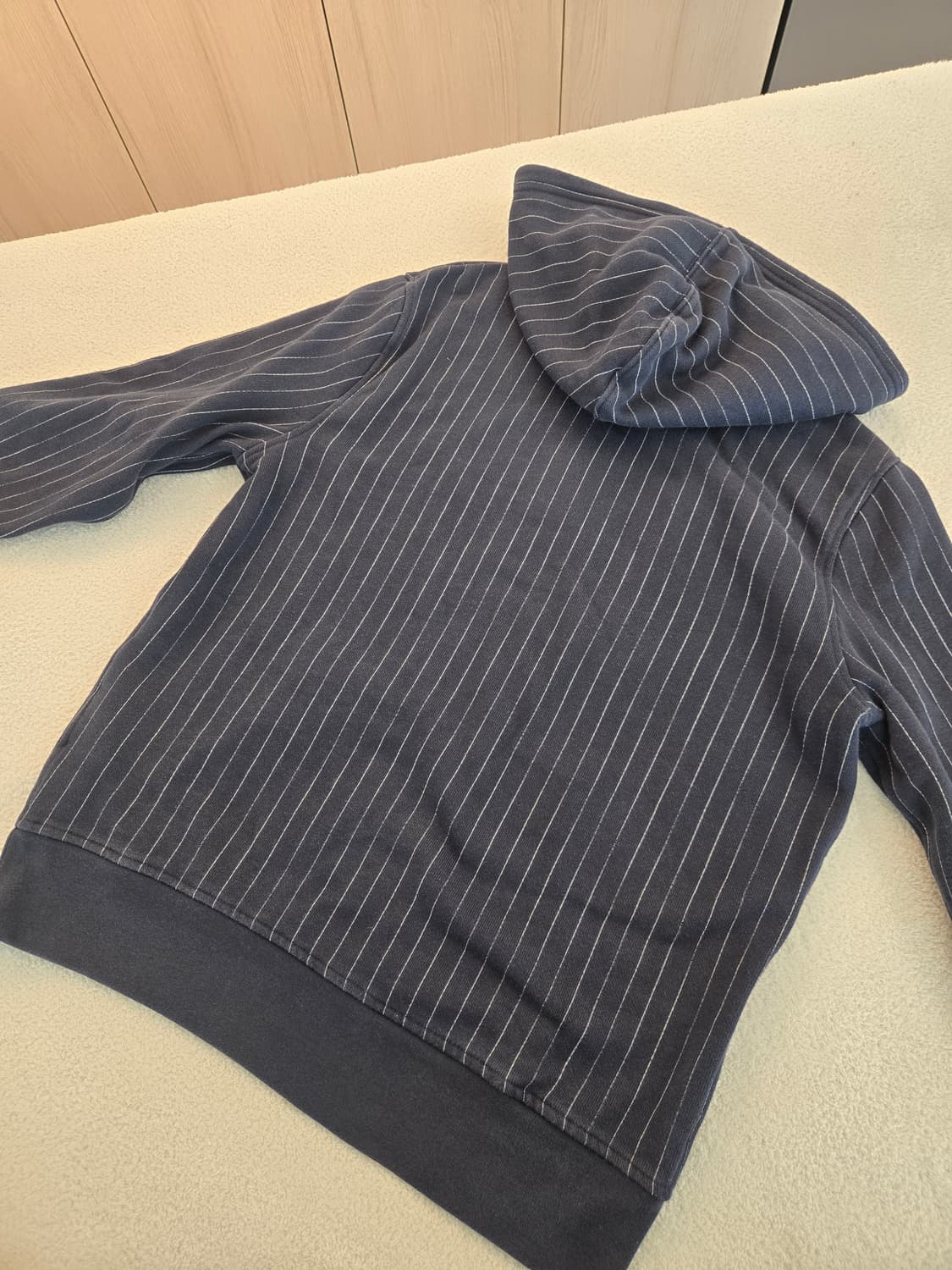 리바이스 스트라이프 후드티 네이비 M 상품이미지6