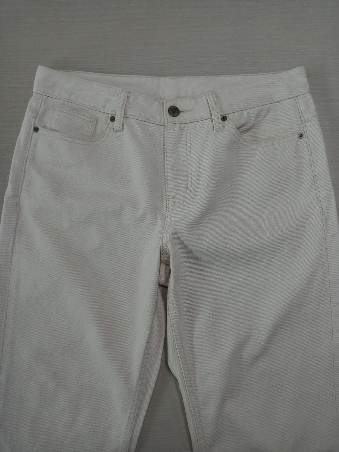 33 SPAO 슬림일자 크림진 크롭 33-449 상품이미지3