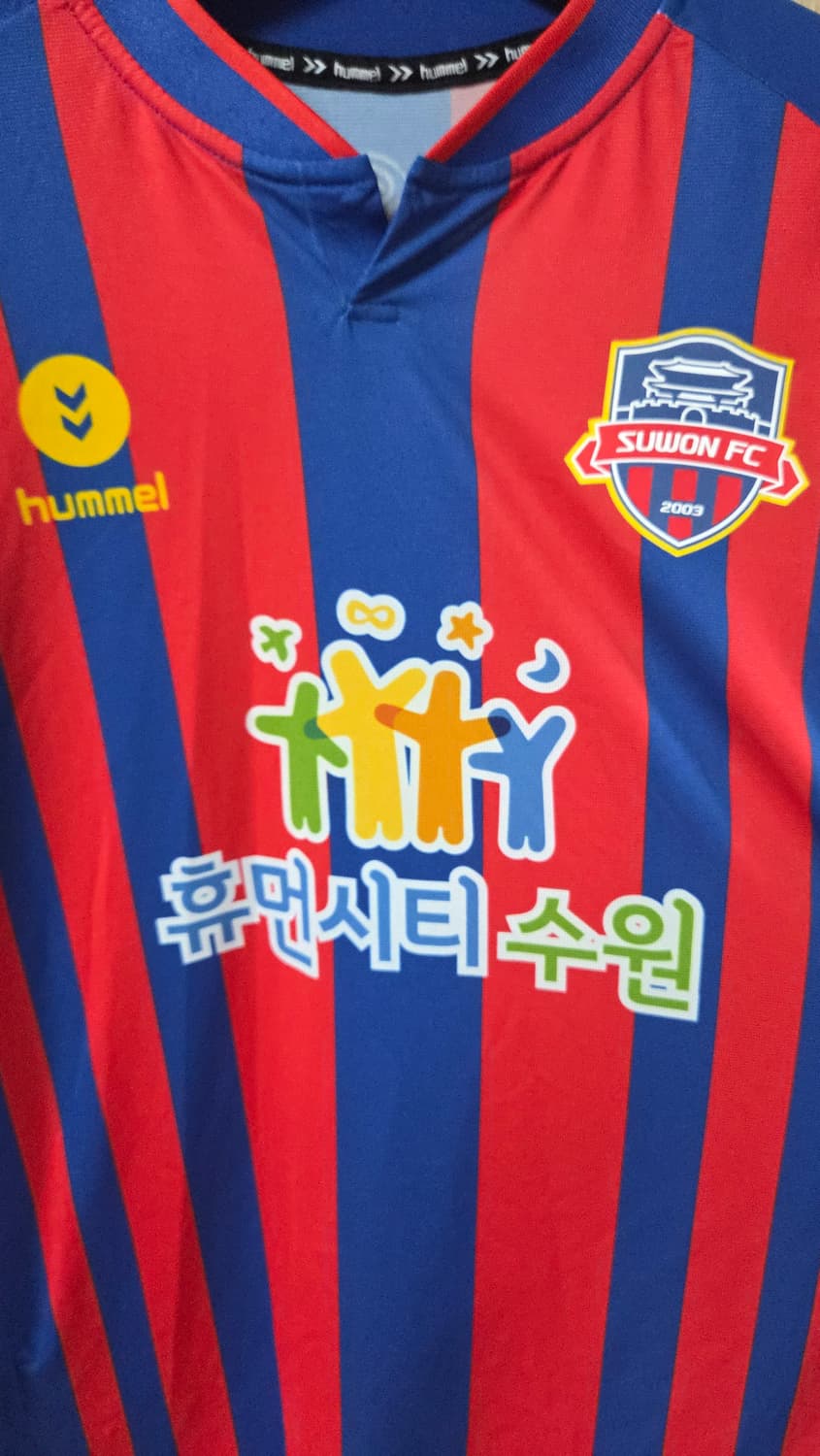 (착샷) 수원FC 긴팔 유니폼 져지 험멜 상품이미지3