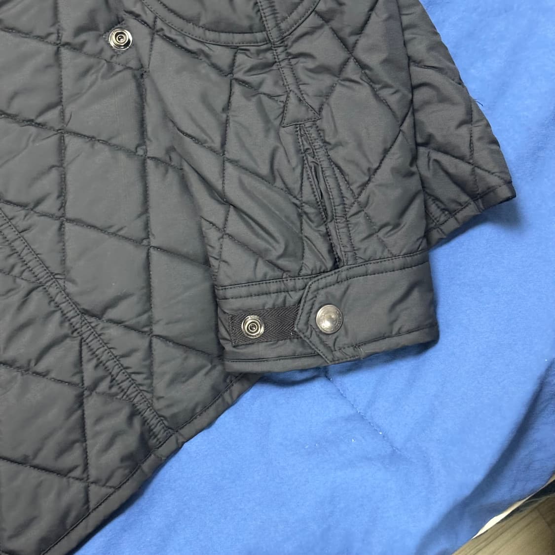 [L] 폴로 랄프로렌 퀼팅 바이커 자켓 블랙 상품이미지8