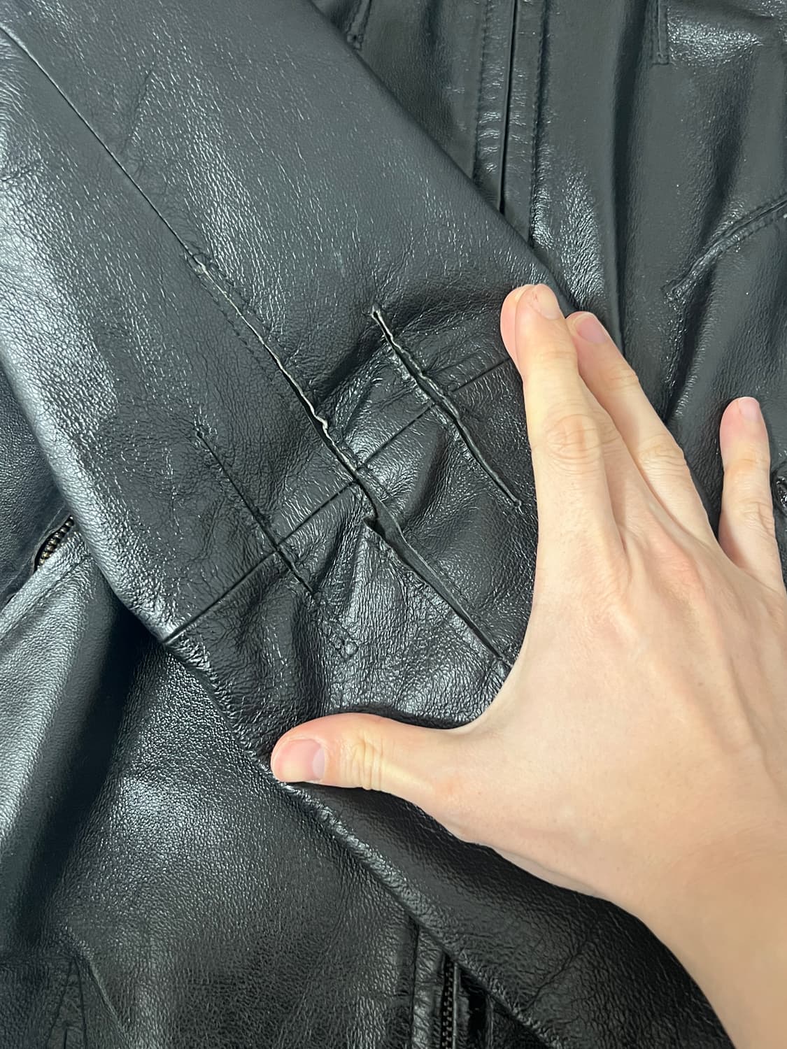 나이키 Nike Tony Spackman 피그 레더 자켓 (M) 상품이미지8