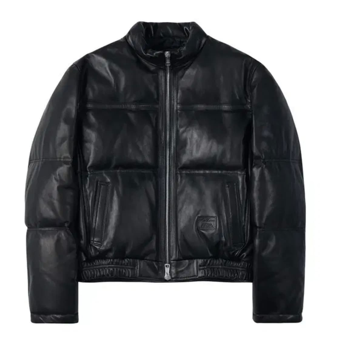 느와르라르메스 블랙라벨 가죽 구스 패딩46,48(구매 희망) 상품이미지1