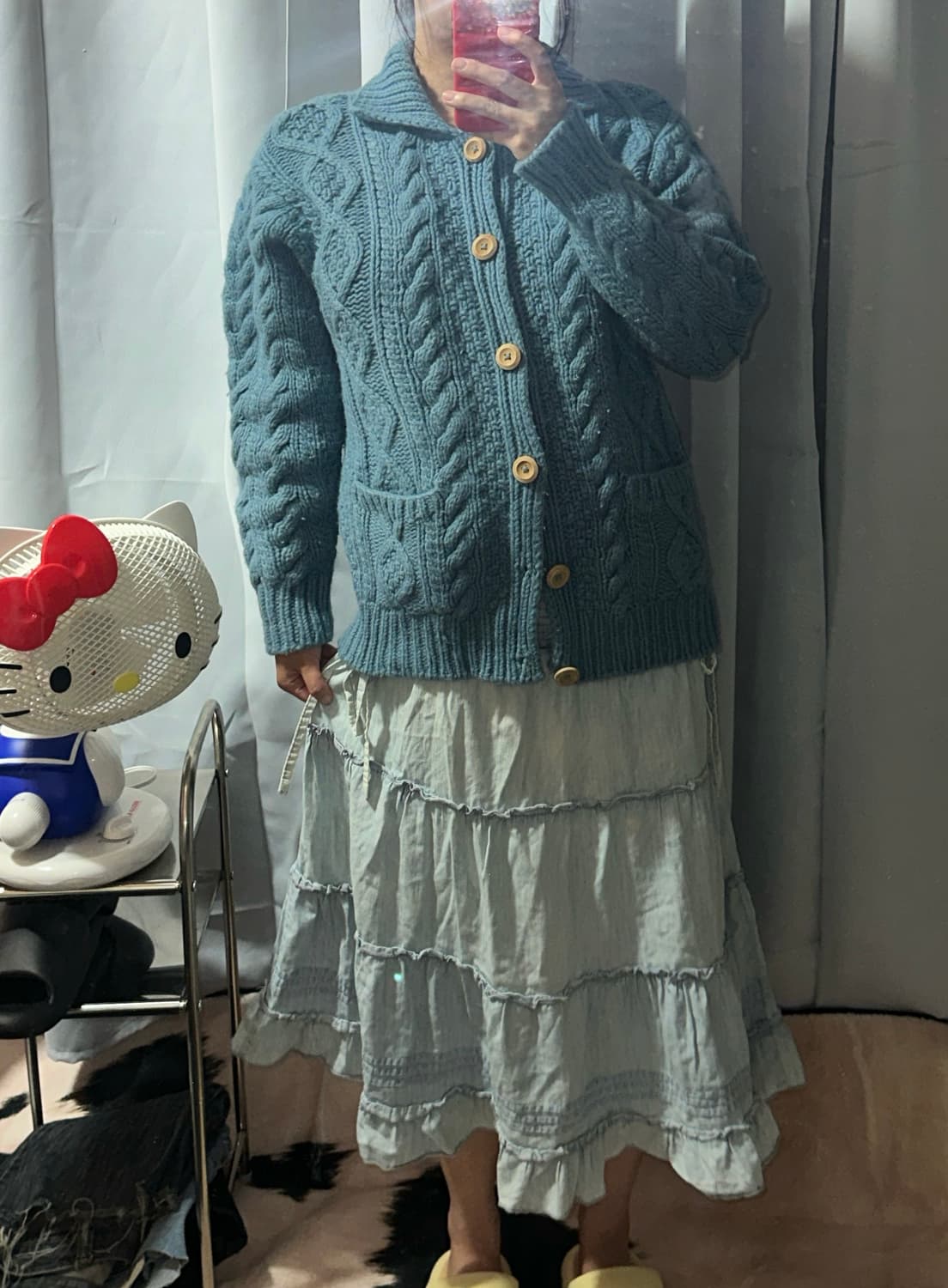 모리 데님 st 원피스 유니클로 꽈베기 가디건 상품이미지4