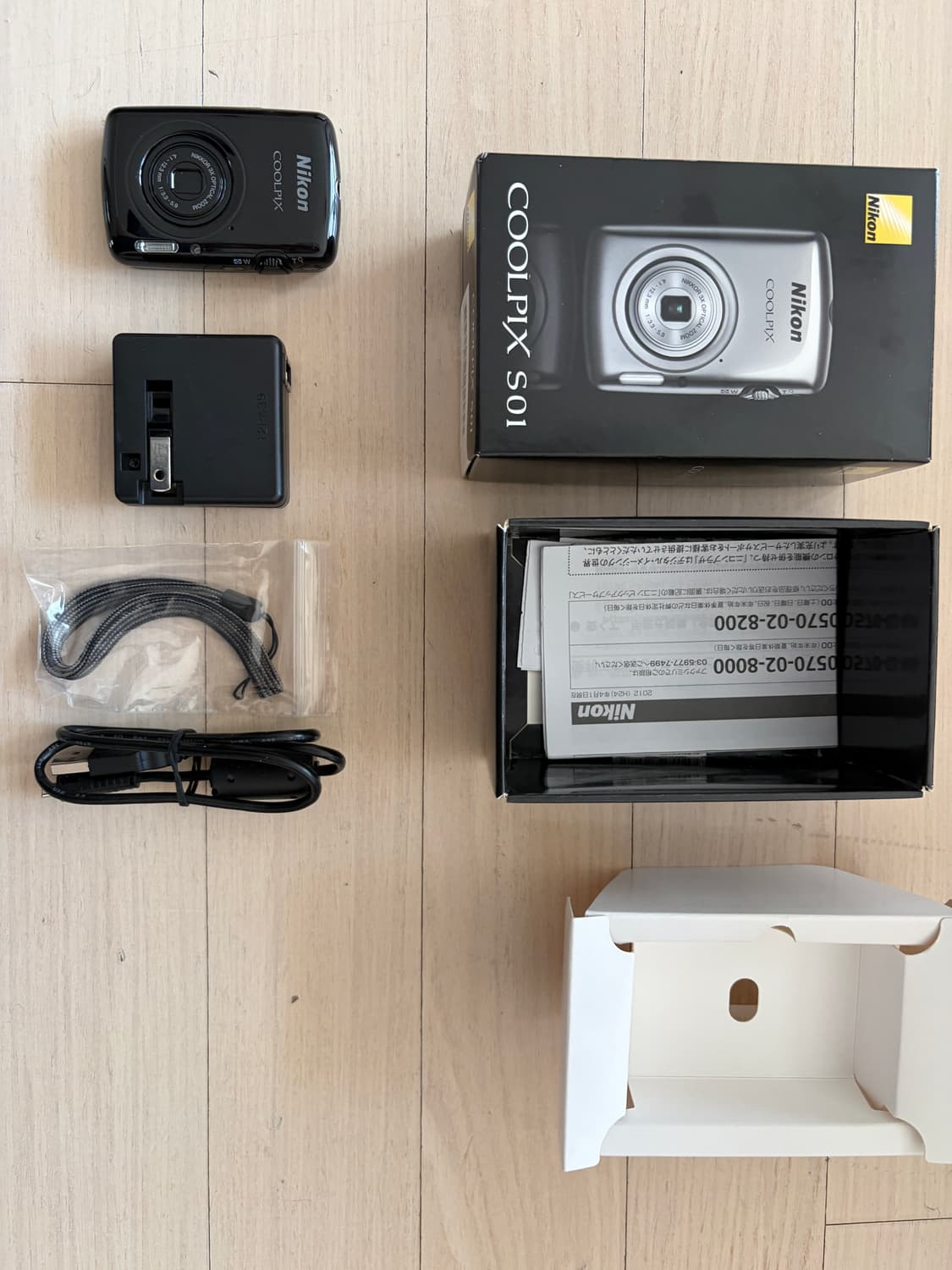 (풀박스/민트급) 니콘 쿨픽스 S01 블랙 상품이미지3