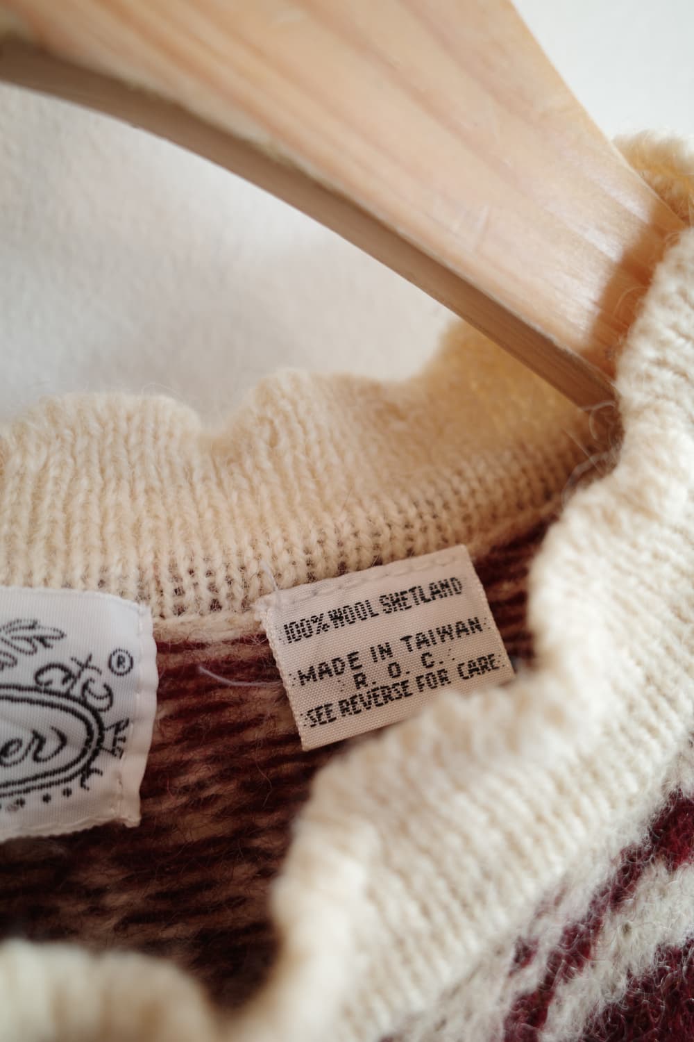 Japan brand 울 니트 베스트 상품이미지3