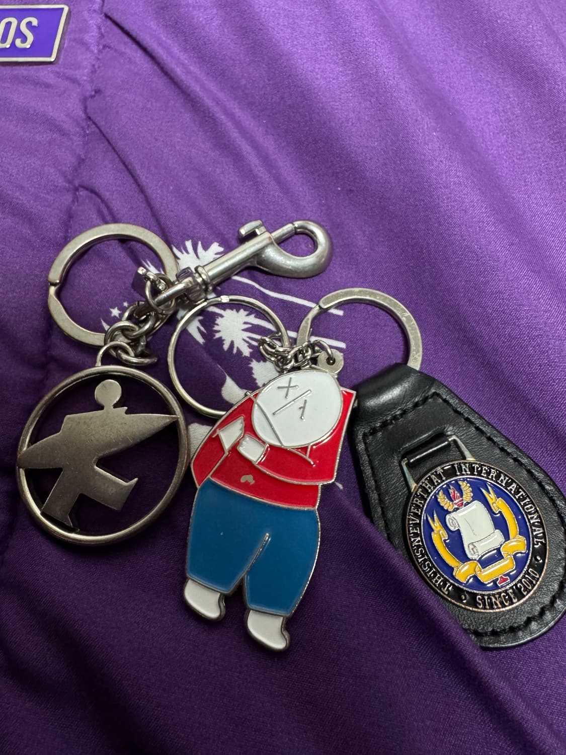 폴라스케이트 스투시 디네댓 키링 상품이미지1