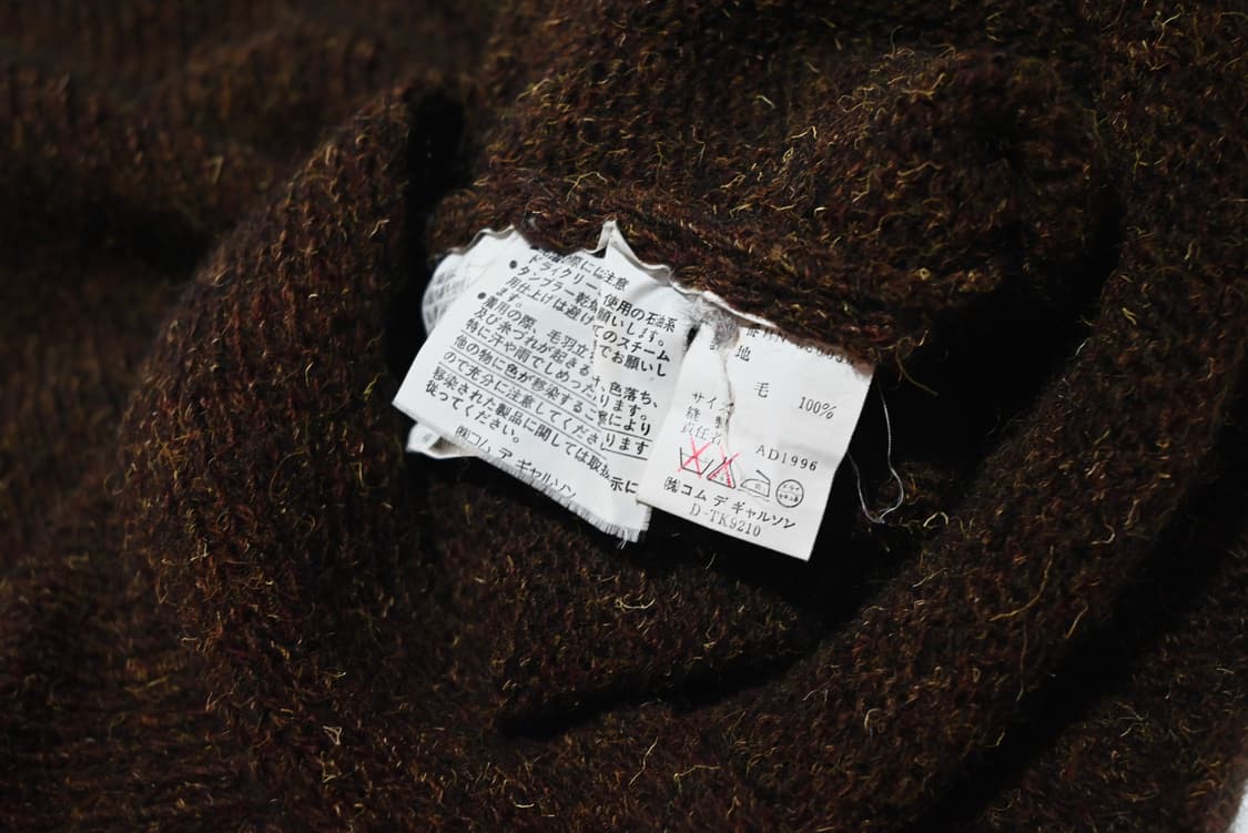 다나카 옴므 1996 cowl neck knit 상품이미지8