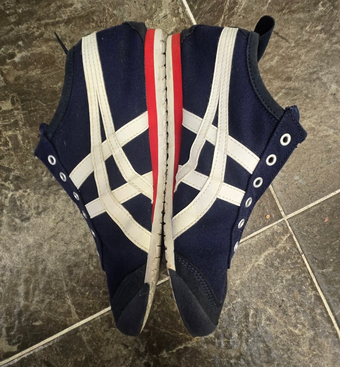 오니츠카타이거 운동화 네이비/화이트 상품이미지6