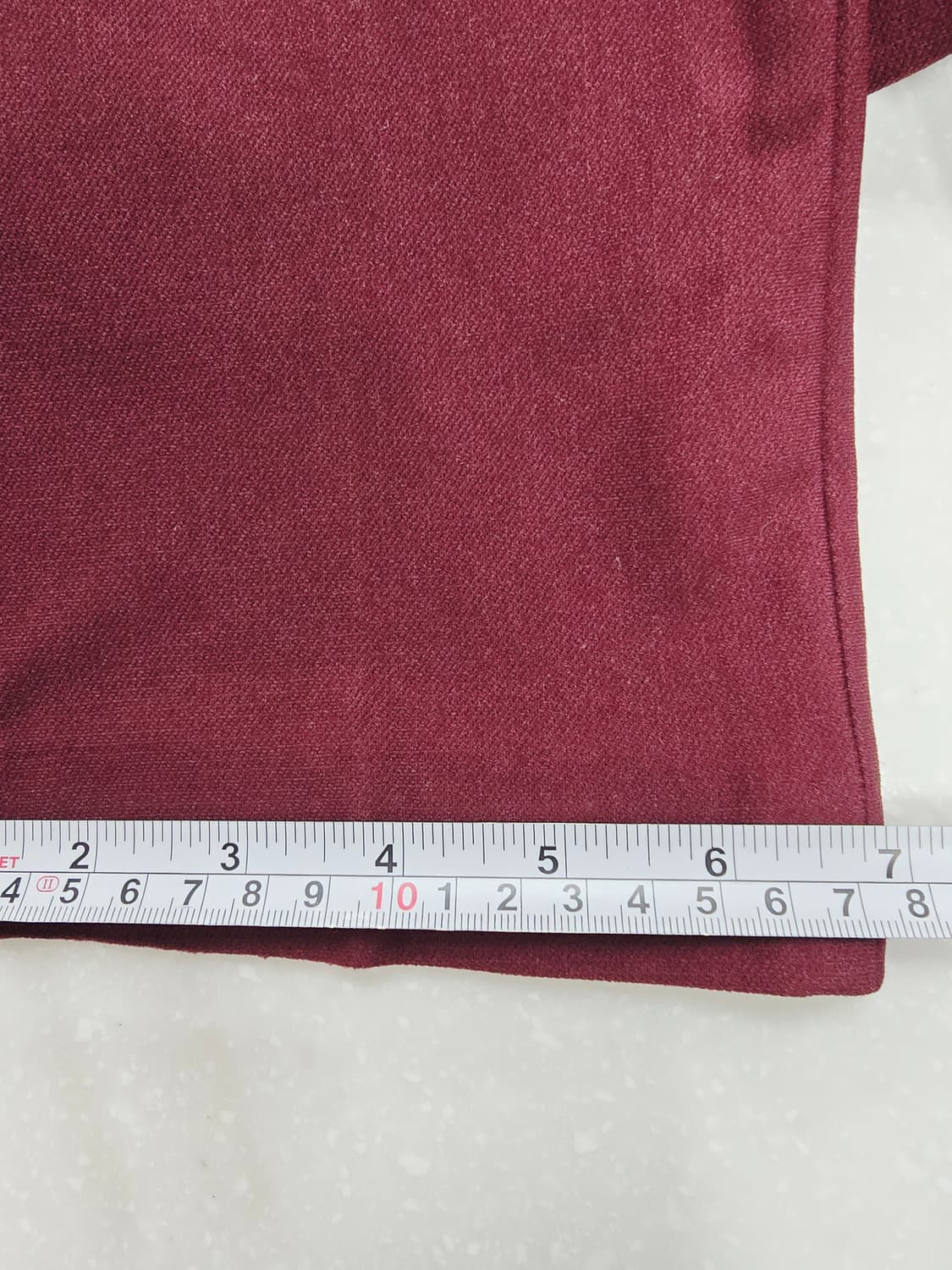 와이드앵글 버건디 남성 바지 슬랙스32 상품이미지8