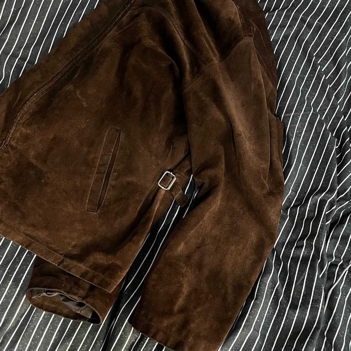 90s 폴로 스웨이드 코트자켓 L 상품이미지7