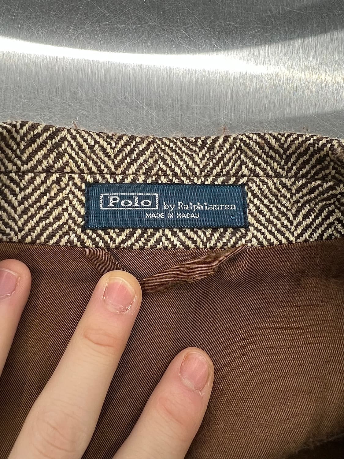 폴로 랄프로렌 헤링본 멀티 포켓 3b 블레이저 상품이미지7