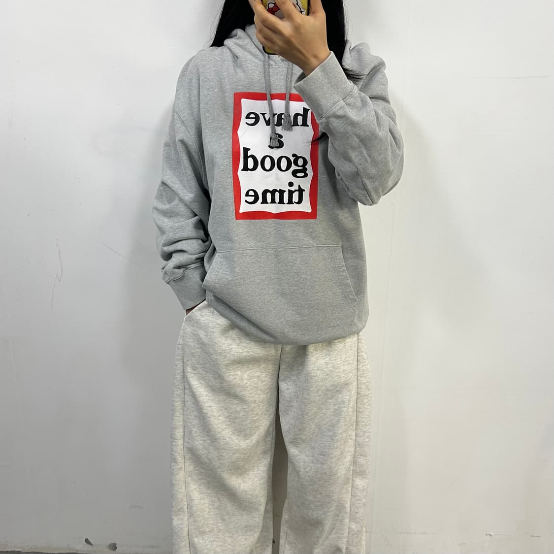 해브어 굿타임 후드티[1563] 상품이미지1