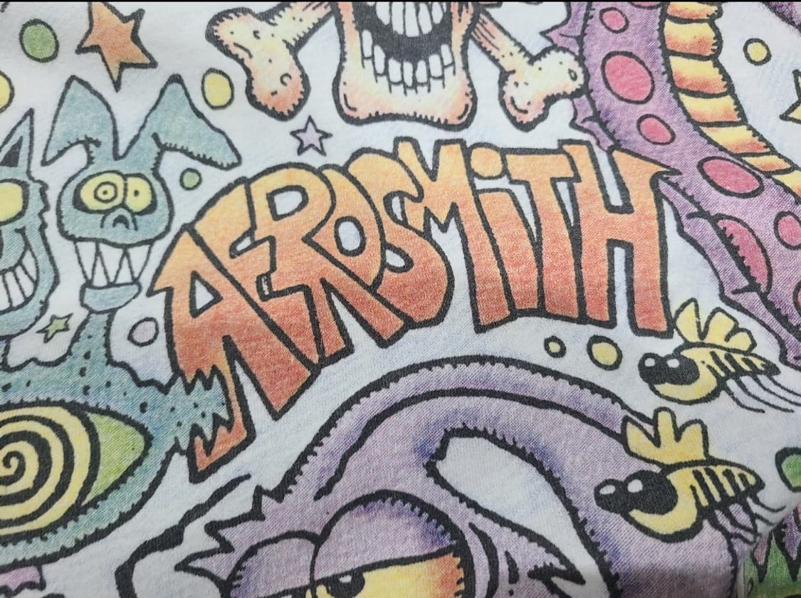 90년대 GIANT 조이마스 에어로스미스 빈티지티셔츠 상품이미지8