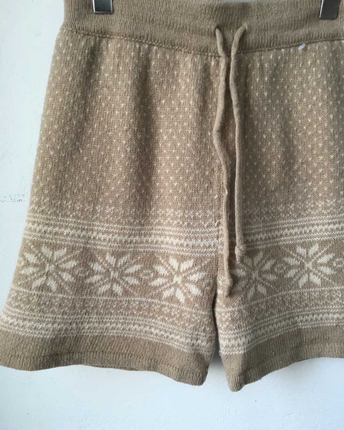 Snow pattern knit short 상품이미지3