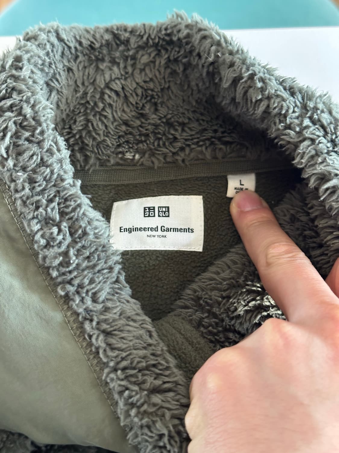 L 유니클로 엔지니어드가먼츠 후리스 상품이미지3