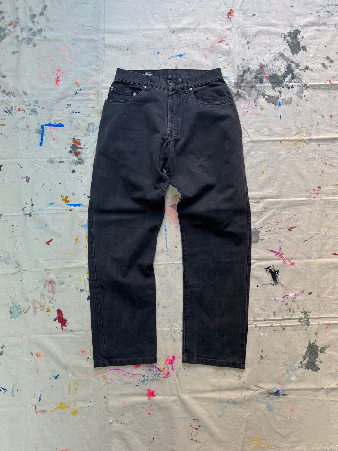 80s 스투시 빅올 데님 팬츠 상품이미지1