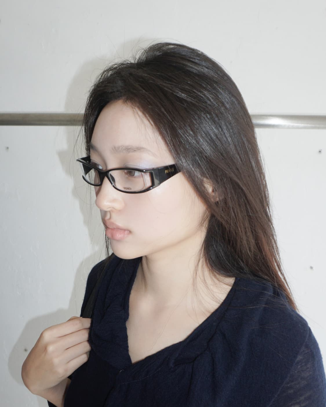 FENDI rectangular acetate frame glasses 상품이미지2