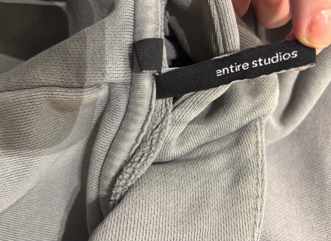 entire studio 그레이 후드 상품이미지3