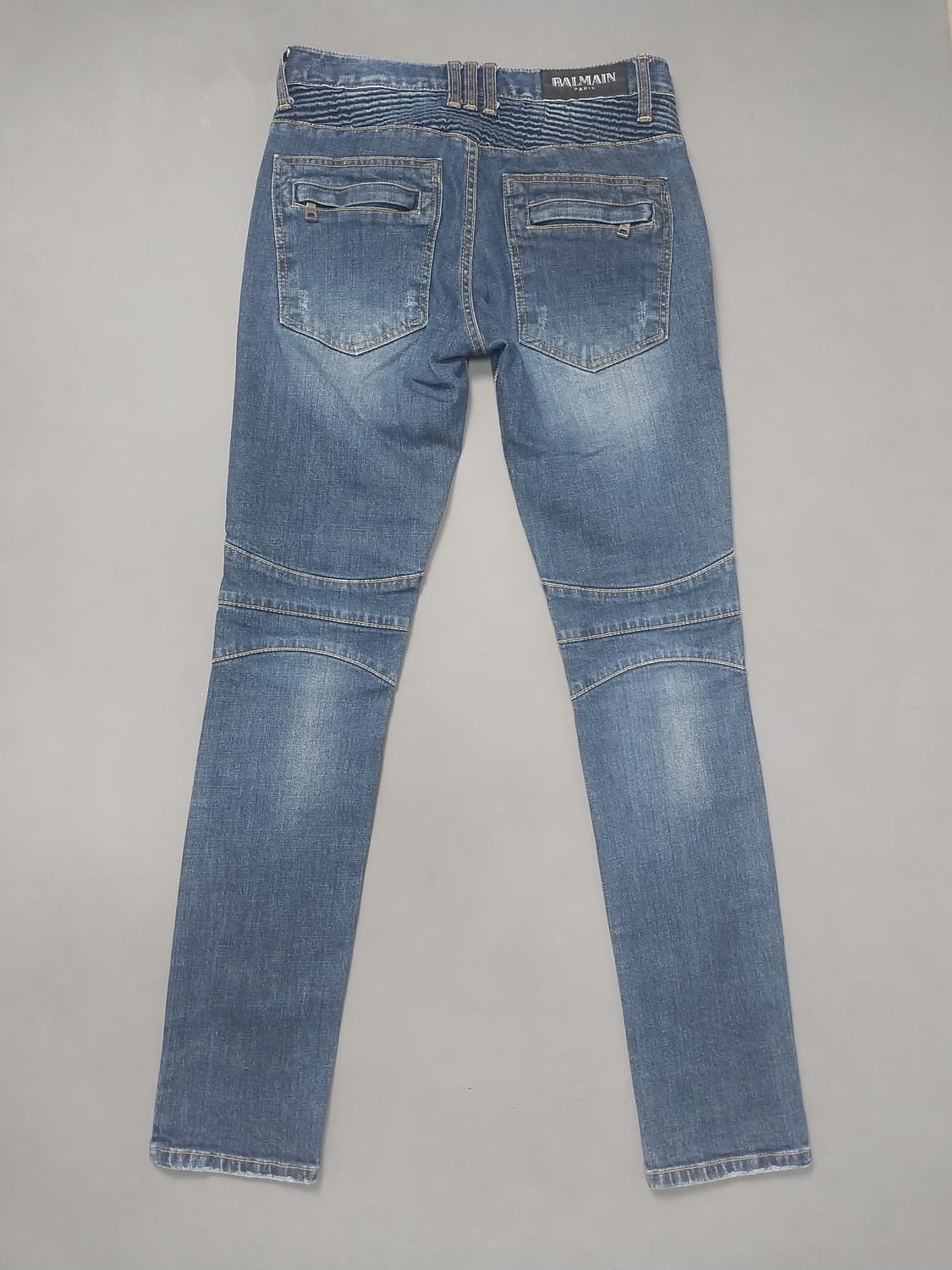 [30] 발망 스크래치 슬림 바이커진 청바지 상품이미지7