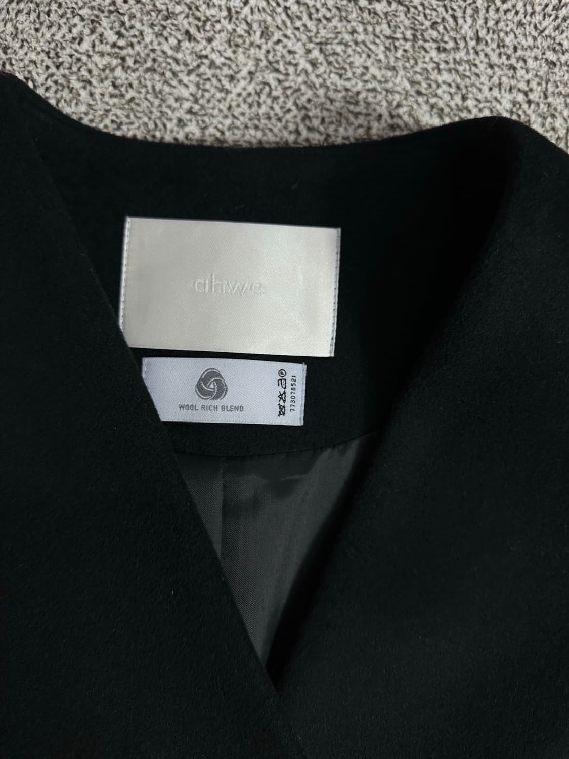 아위 캐시미어 롱코트 상품이미지5