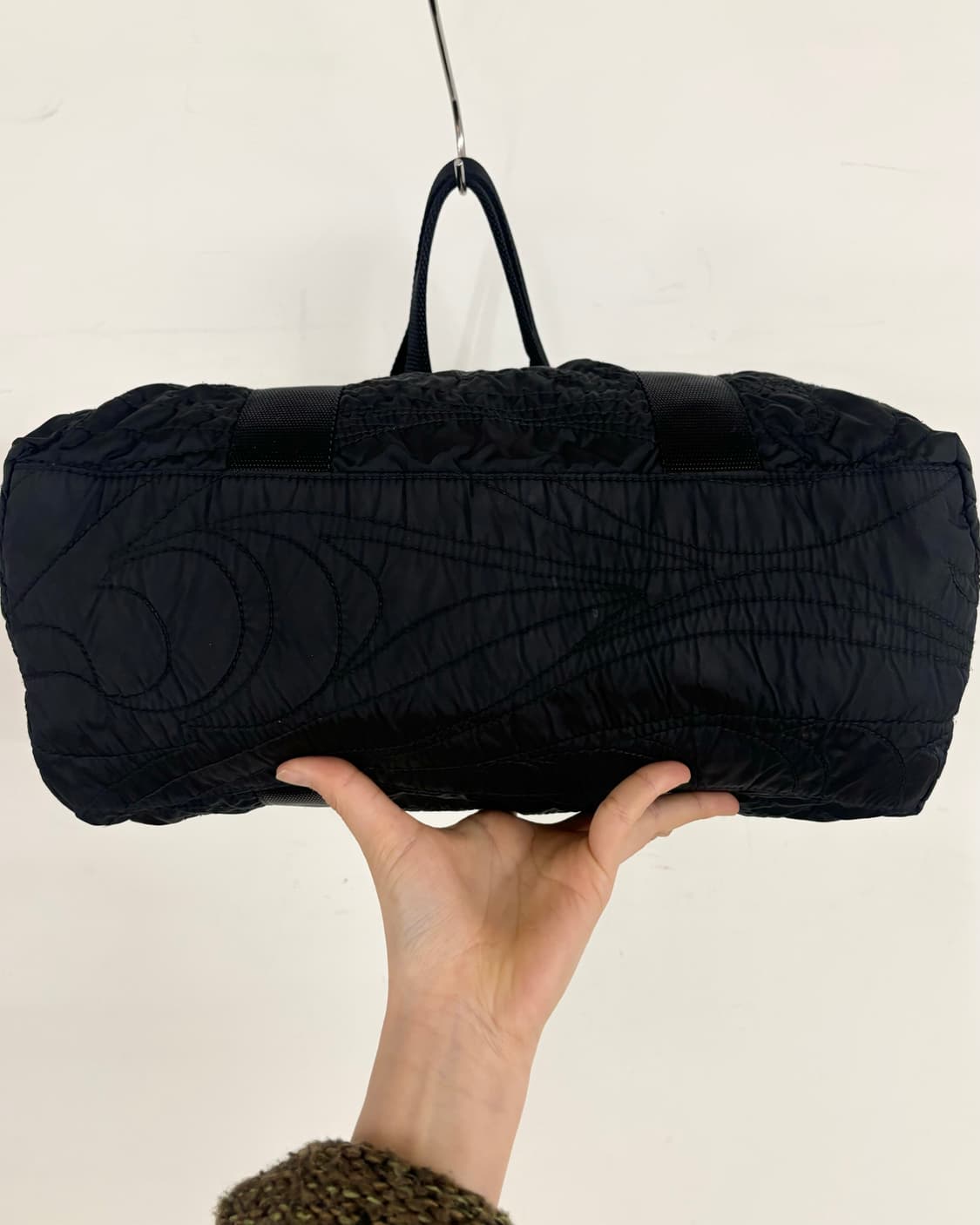 프라다 블랙 나일론 숄더백 상품이미지6