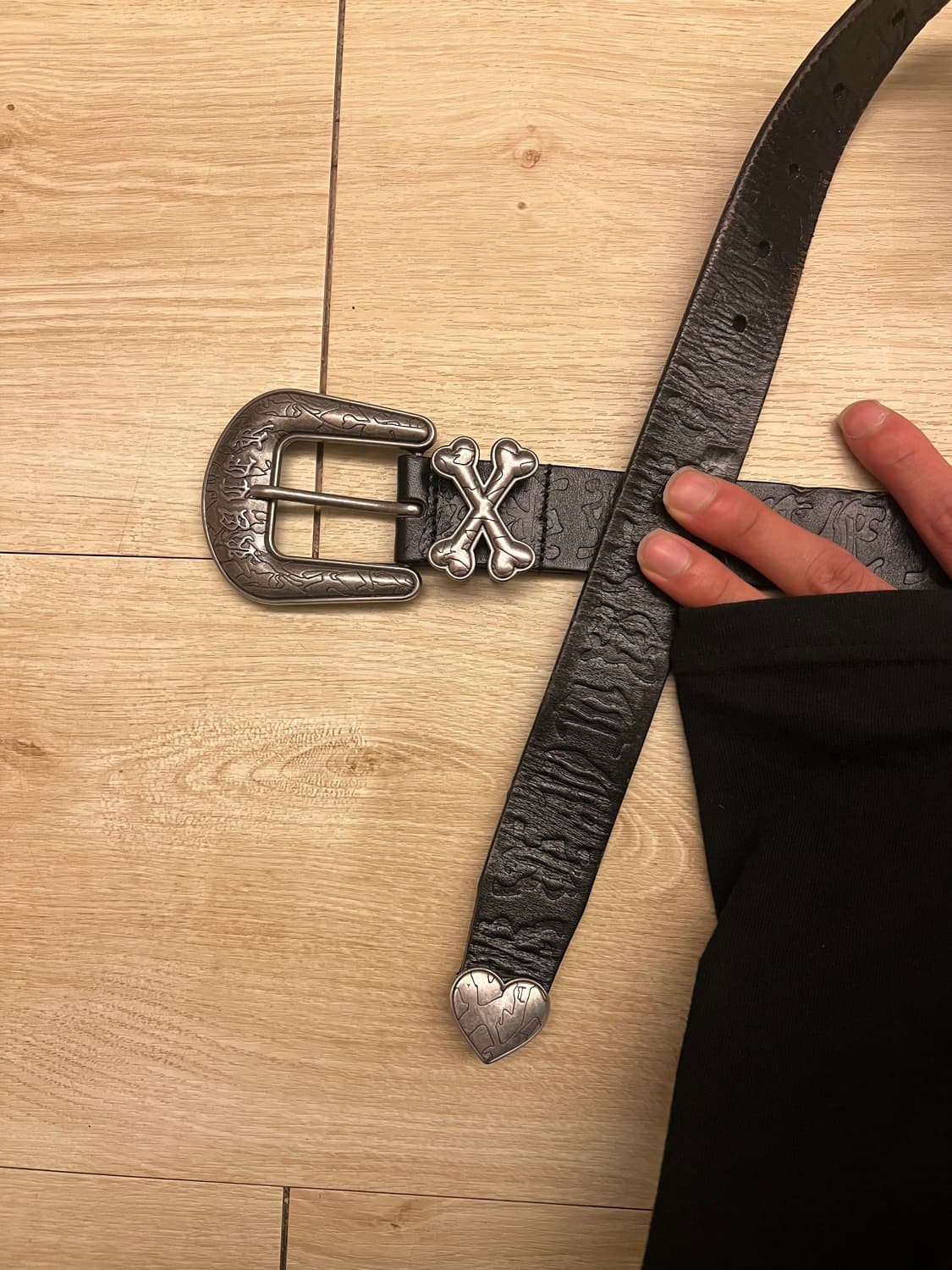 Racer worldwide leather Belt 상품이미지2