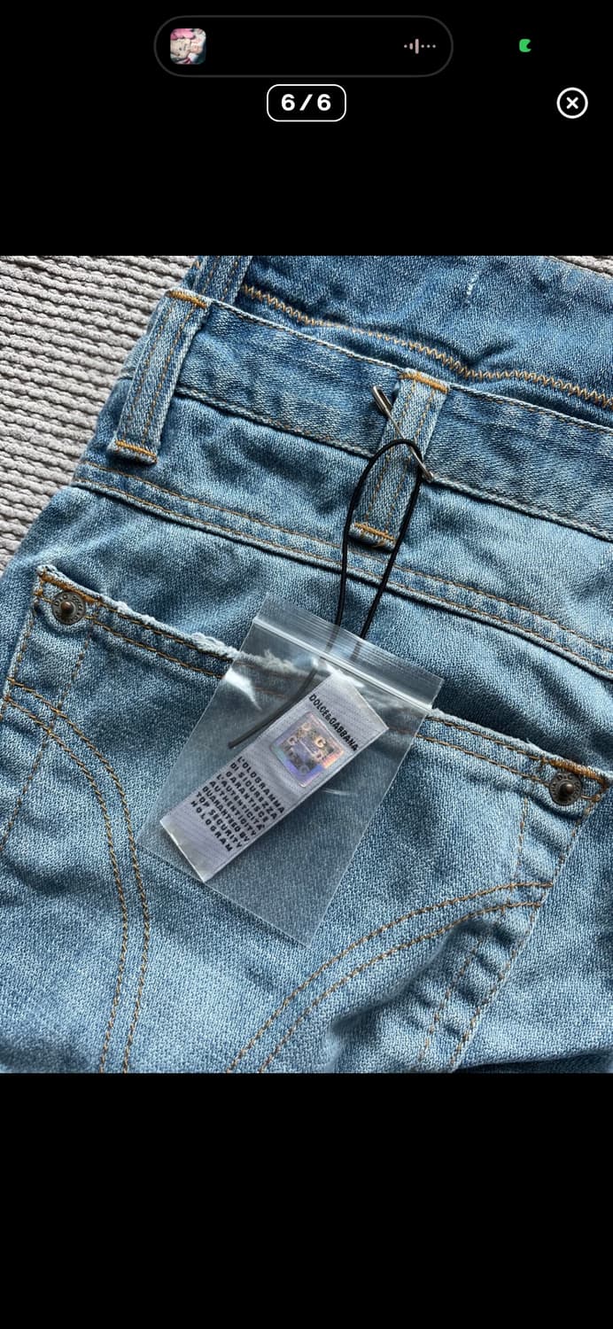 돌체앤가바나 더블 웨이스트 데님 상품이미지6