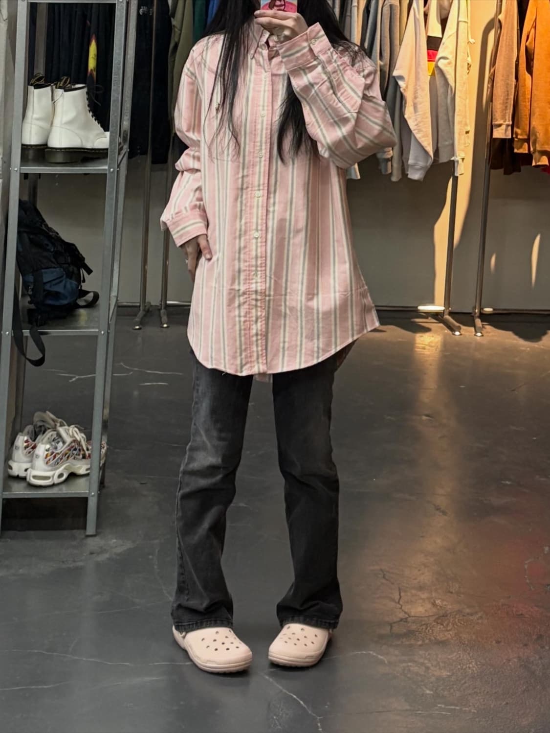 폴로랄프로렌 핑크 스트라이프 셔츠 A3135 상품이미지1