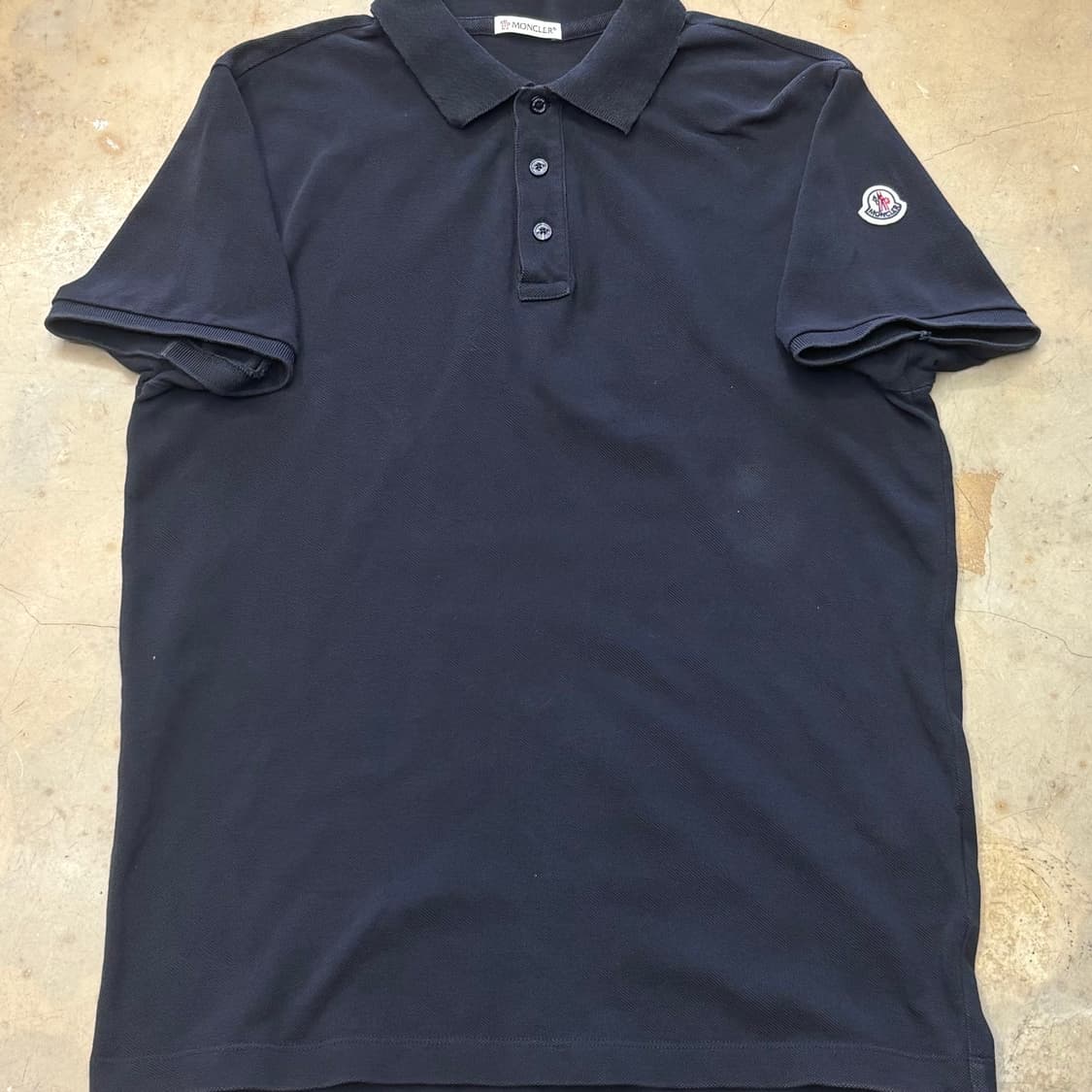 🫶🏻 몽클레어 Black 카라 반팔티  상품이미지1